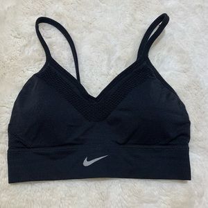 Black Nike sports bra